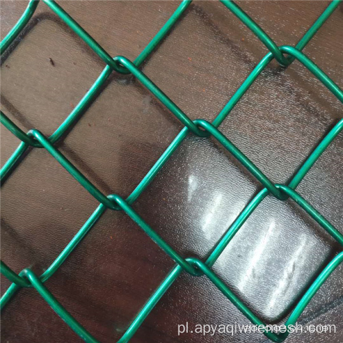 PVC powlekane diamentowe ogrodzenie łańcucha siatki